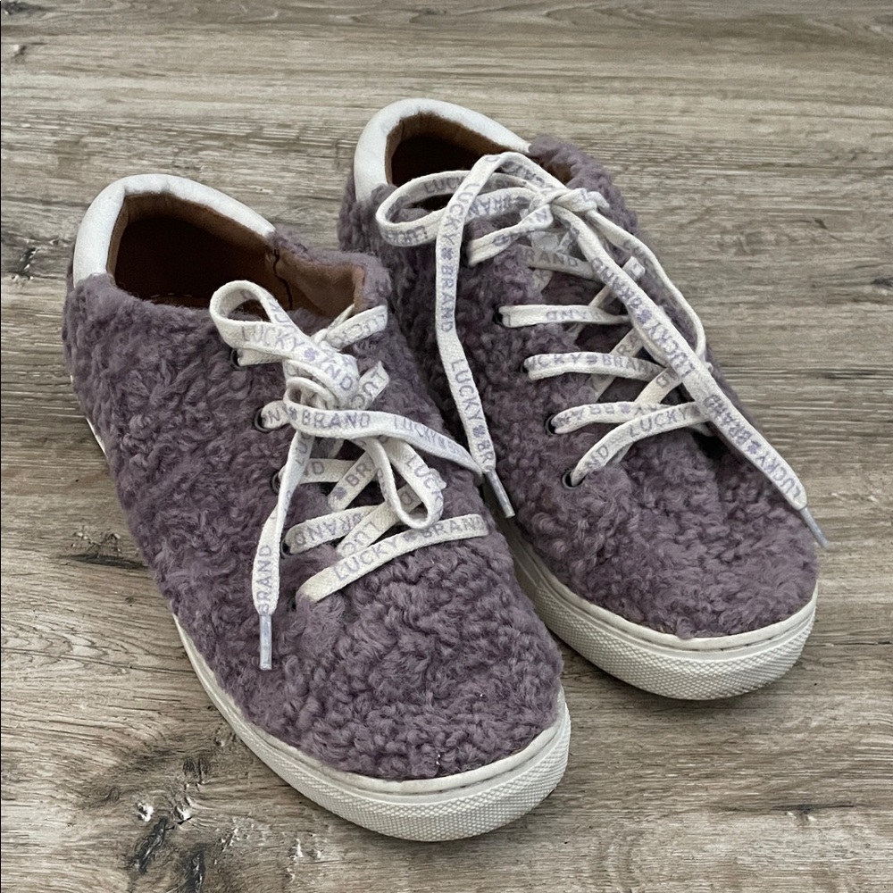 Lucky Brand Lavender Fleece Sneakers
